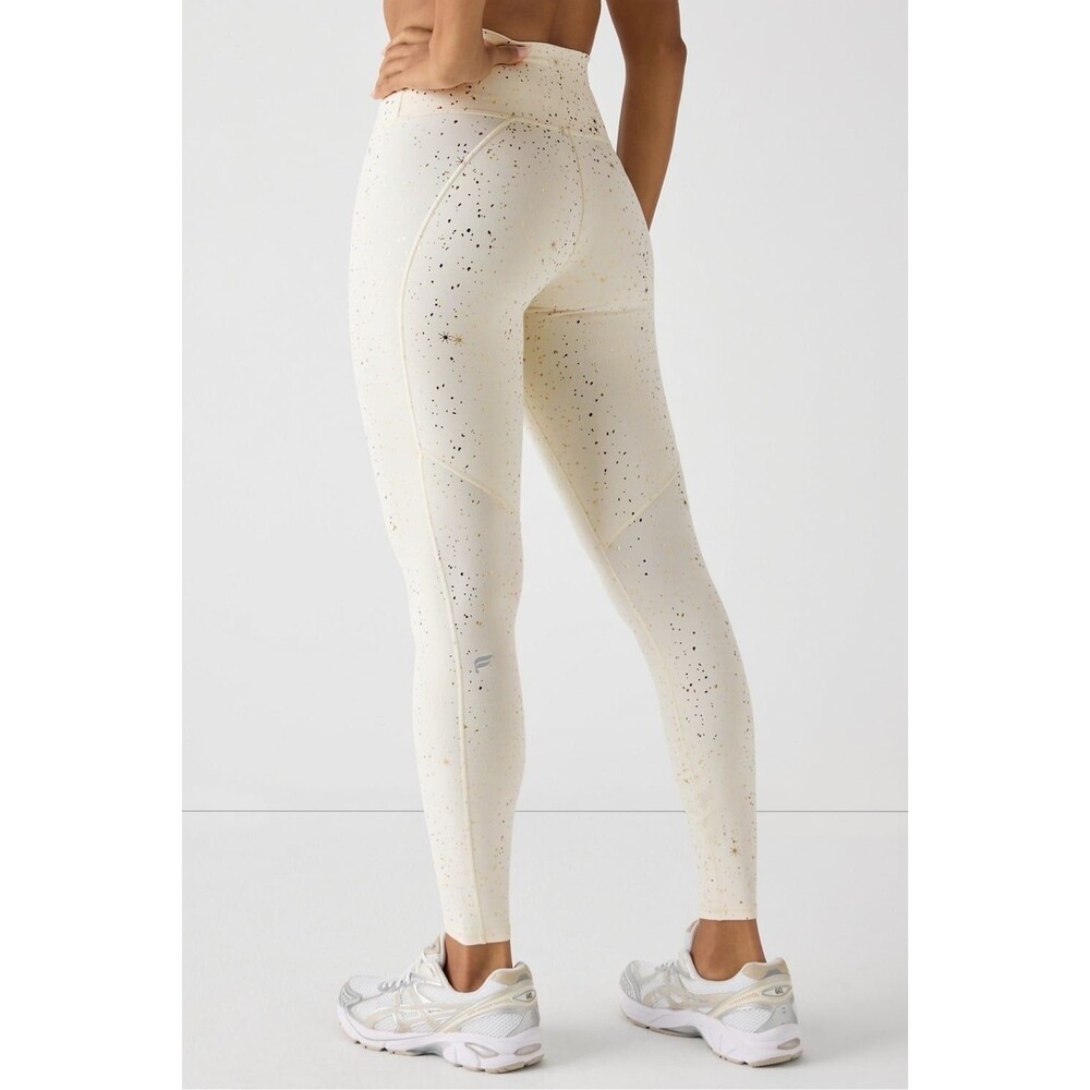 Fabletics Define PowerHold High-Waisted Leggings Bone Starry Night Size LGTALL